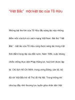 “Việt Bắc” một kiệt tác của Tố Hữu pps