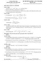 Kì thi thử Đại học , cao đẳng lần 2 - Trường THPT Lương thế Vinh pps