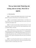 Thủ tục hành chính Thành lập nhà trường, nhà trẻ tư thục, Mã số hồ sơ 020570 pps