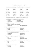 ĐỀ THI THỬ ĐẠI HỌC 2011 – ĐỀ 1 pot