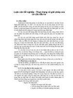 Luận văn tốt nghiệp : Thực trạng và giải pháp của cơ cấu đầu tư phần 1 pps