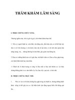 THĂM KHÁM LÂM SÀNG doc