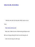 Chiều Tối ( Mộ - Hồ Chí Minh docx