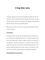 Công thức máu pptx