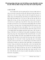 Phương pháp cấu tạo của hệ thống cung cấp điện và bảo vệ các thiết bị điện trong nhà máy sản xuất ống thép p1 pdf