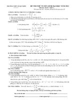 ĐỀ THI THỬ TUYỂN SINH ĐẠI HỌC NĂM 2011 Môn Toán pdf