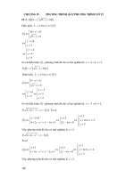 Lời giải và hướng dẫn bài tập đại số sơ cấp - Chương 4 ppt