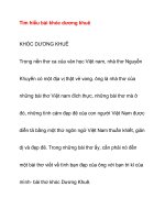 Tìm hiểu bài khóc dương khuêKHÓC DƯƠNG KHUÊ docx