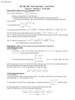 Đề thi thử đại học Môn : Toán ppsx