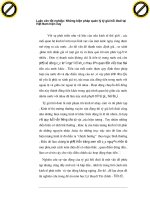 Luận văn tốt nghiệp: Những biện pháp quản lý tỷ giá hối đoái tại Việt Nam hiện nay phần 1 ppt