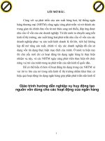 Giáo trình hướng dẫn nghiệp vụ huy động tạo nguồn vốn dùng cho các hoạt động của ngân hàng p1 potx