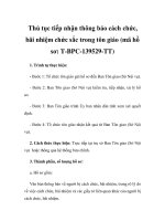 Thủ tục tiếp nhận thông báo cách chức, bãi nhiệm chức sắc trong tôn giáo (mã hồ sơ: T-BPC-139529-TT) pdf