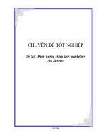 CHUYÊN ĐỀ TỐT NGHIỆP - Định hướng chiến lược marketing cho Sunrise ppsx