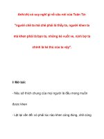 Anh/chị có suy nghĩ gì về câu nỏi của Tuân Tử ppt