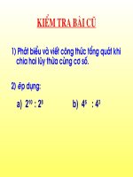 bài giảng toán 6 thứ tự thực hiện các phép tính