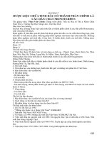 Giáo trình- Dược liệu thú y- chương 7 pps