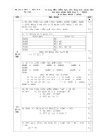 hướng dẫn chấm bài Kì thi chọn học sinh giỏi lớp 9 THCS Năm học 2009-2010 Môn thi: Sinh học tỉnh Hà Nam docx