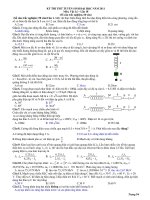 KỲ THI THỬ TUYỂN SINH ĐẠI HỌC NĂM 2011 Môn. Vật Lý – Lần 18 pot