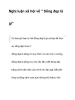 Nghị luận xã hội về 