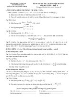 Đề thi khảo sát toán lần 1 - THPT Phan Châu Trinh ppsx