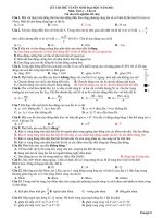 KỲ THI THỬ TUYỂN SINH ĐẠI HỌC NĂM 2011 Môn. Vật Lý – Lần 16 ppt