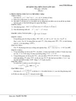 Đề thi thử toán - 7(có đáp án kèm theo) ppt