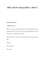 BIẾN CHỨNG NGOẠI KHOA – PHẦN 2 pdf
