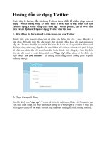 Hướng dẫn sử dụng mạng xã hội Twitter pdf