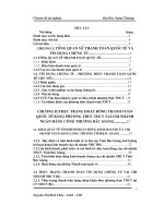 Giải pháp mở rộng và hoàn thiện hoạt động thanh toán quốc tế theo phương thức tín dụng chứng từ tại chi nhánh ngân hàng công thương Bắc Giang