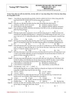 Đề thi thử ĐH môn hóa lần 1_THPT Thành Phú_2011 pdf