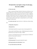 Di chuyển hồ sơ của Người có công với cách mạng, Mã số hồ sơ 020024 potx