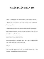 CHẨN ĐOÁN THẬN TO pptx