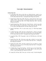 Luận văn : PHÂN LẬP VI KHUẨN BACILLUS SUBTILIS TỪ ĐẤT VÀ KHẢO SÁT TÍNH ĐỐI KHÁNG VỚI VI KHUẨN E. COLI GÂY BỆNH TIÊU CHẢY TRÊN HEO part 8 ppsx