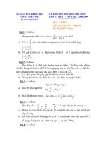 Đề thi học sinh giỏi môn toán lớp 12 chuyên tỉnh Thừa Thiên Huế năm 2008 - 2009 - đề 3 doc