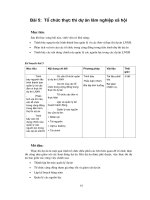 Bài giảng-Quản lý dự án lâm nghiệp xã hội -bài 5 doc