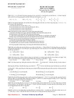 THI THỬ ĐẠI HỌC MÔN VẬT LÝ KHỐI A- SỐ 5 docx