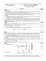 ĐÁP ÁN_THANG ĐIỂM ĐỀ THI TUYỂN SINH ĐH,CĐ_MÔN VẬT LÝ_KHỐI A_NĂM 2003 pdf