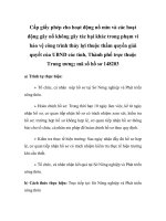 Cấp giấy phép cho hoạt động nổ mìn và các hoạt động gây nổ không gây tác hại khác trong phạm vi bảo vệ công trình thủy lợi thuộc thẩm quyền giải quyết của UBND các tỉnh, Thành phố trực thuộc Trung ương; mã số hồ sơ 148203 potx