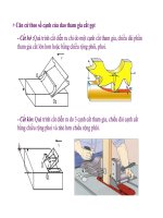 Bài giảng nguyên lý cắt gọt gỗ : Lý luận chung quá trình cắt gỗ part 3 ppsx