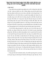 Quá trình hình thành giáo trình điều chỉnh độ ẩm của nông sản ảnh hưởng đến quá trình chế biến hạt sản phẩm p1 ppt