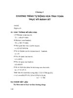 Giáo trình tự động hóa tính toán thiết kế chi tiết máy - Chương 8 ppsx