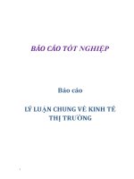 Báo cáo: LÝ LUẬN CHUNG VỀ KINH TẾ THỊ TRƯỜNG ppsx