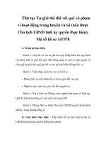 Thủ tục Tự giải thể đối với quỹ có phạm vi hoạt động trong huyện và xã (nếu được Chủ tịch UBND tỉnh ủy quyền thực hiện), Mã số hồ sơ 147378 pdf