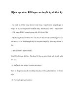 Bệnh học sản - Rối loạn cao huyết áp và thai kỳ ppt