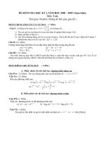 Đề kiểm tra toán 12 pot