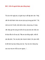 Đề 3 : Kể về người thân yêu (tổng hợp) pdf