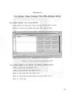 Giáo trình tự động hóa tính toán thiết kế chi tiết máy - Chương 14 pot