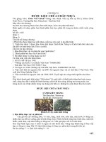 Giáo trình- Dược liệu thú y- chương 8-10 pdf