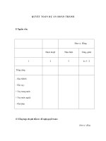 MẪU QUYẾT TOÁN DỰÁN HOÀN THÀNH potx