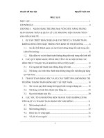 Giải pháp mở rộng và hoàn thiện hình thức thanh toán bằng séc tại ngân hàng nông nghiệp và phát triển nông thôn quận Thanh Xuân